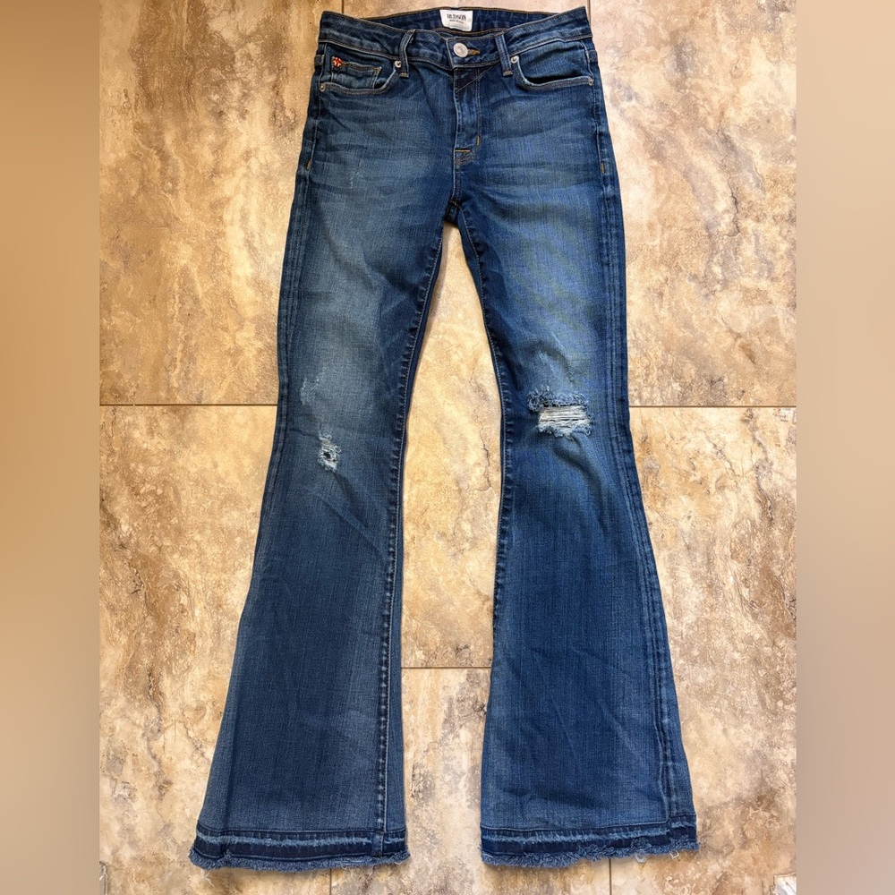 Hudson 5 pkt Mia Midrise Flare Jeans in Beaudry Women’s 25 - Picture 2 of 10